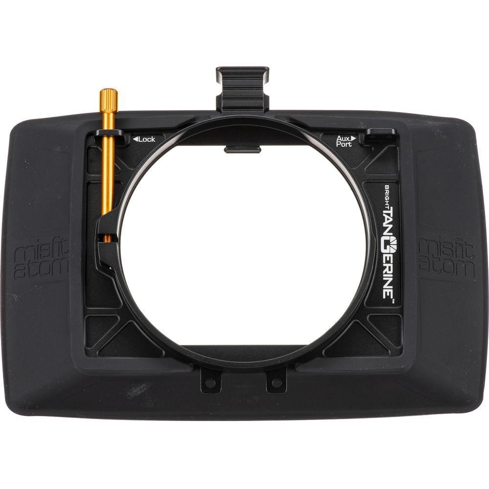 Bright Tangerine Misfit Atom 4 x 5.65" 4 x 4" Ultra Lightweight 2-Stage Clip-On Matte Box