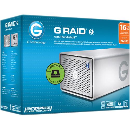 G-Technology G-RAID 16TB 2-Bay Thunderbolt 2 RAID Array