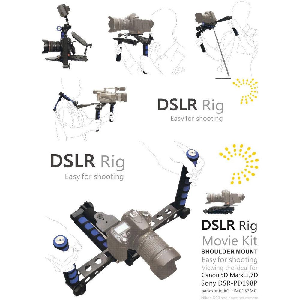 Ivation Pro Steady DSLR Rig System with Shoulder Mount