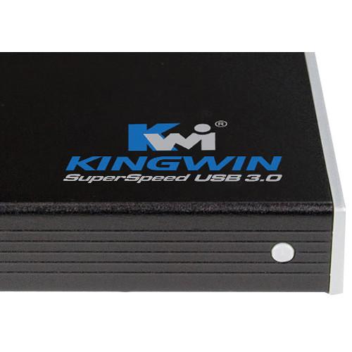Kingwin KH-201U3-BK SATA Hard Drive USB 3.1 Gen 1 Enclosure