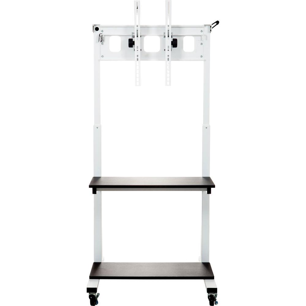 Luxor CLCD Crank-Adjustable Flat Panel TV Cart