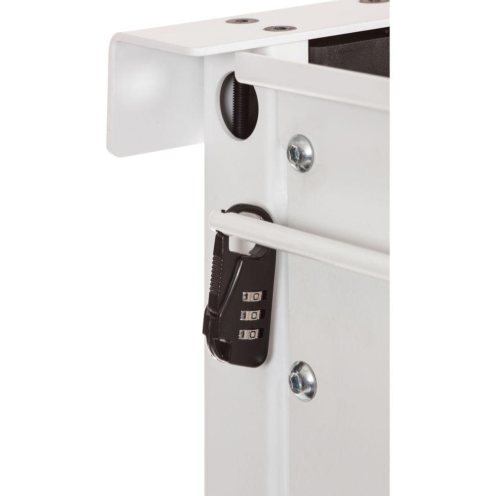 Luxor CLCD Crank-Adjustable Flat Panel TV Cart