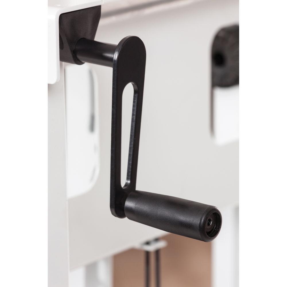 Luxor CLCD Crank-Adjustable Flat Panel TV Cart