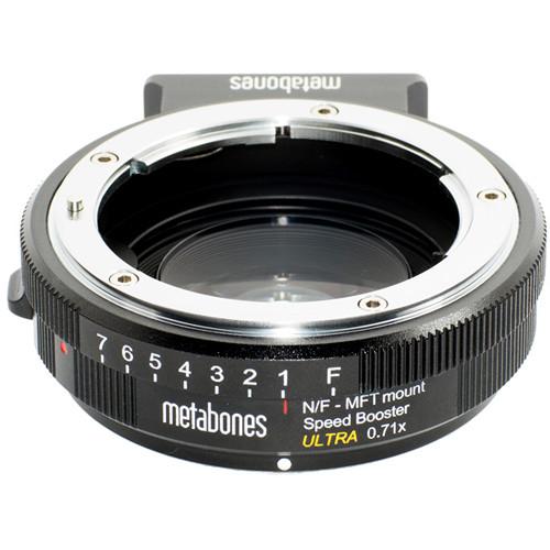 Metabones Speed Booster Ultra 0.71x Adapter for Nikon G Lens to Micro Four Thirds-Mount Camera