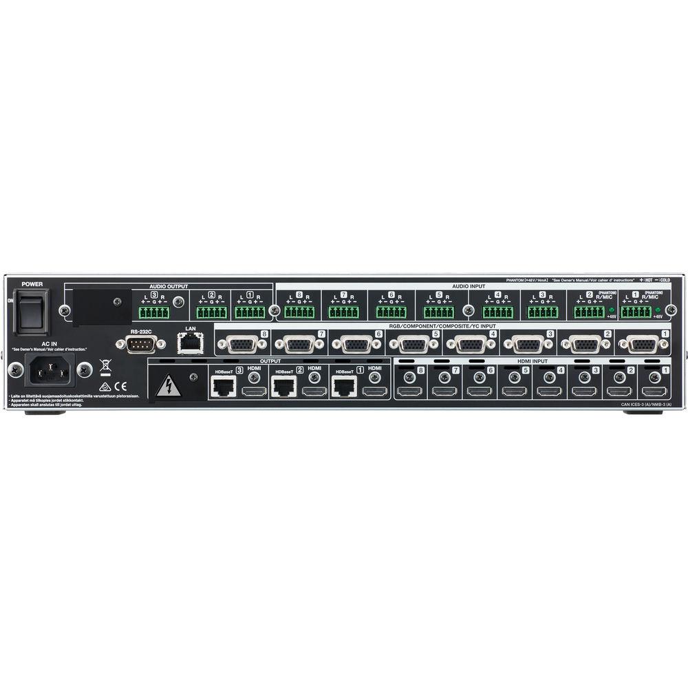 Roland XS-83H 8x3 Multi-Format AV Matrix Switcher