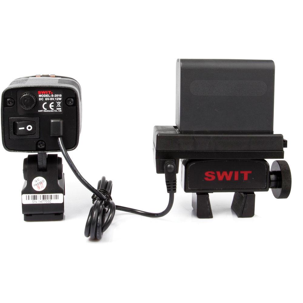SWIT S-2010 On-Camera LED Light with Pole Power Connector