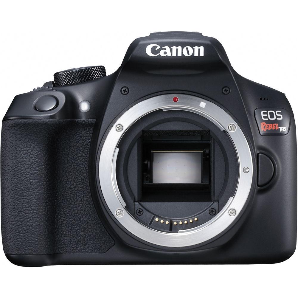 Canon EOS Rebel T6 DSLR Camera with 18-55mm and 75-300mm Lenses Kit