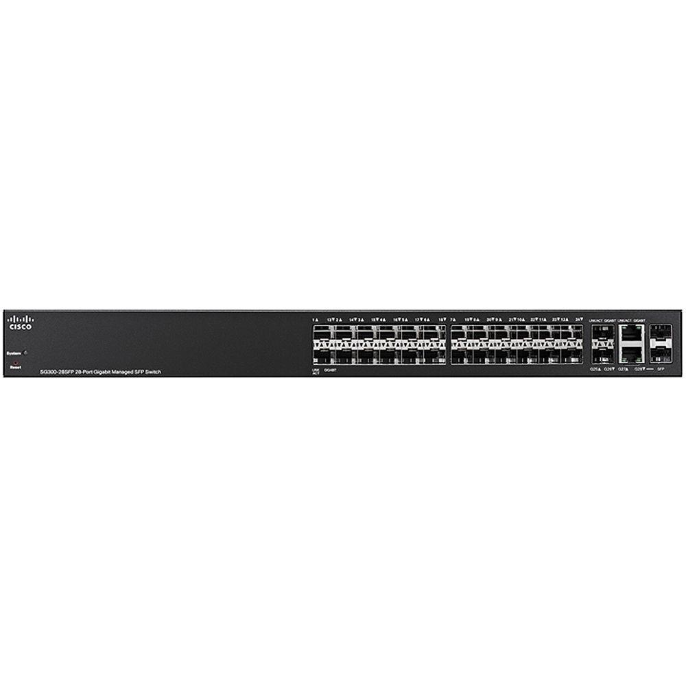 Cisco SG300-28SFP Managed 28-Port 10 100 1000 Gigabit Ethernet Switch
