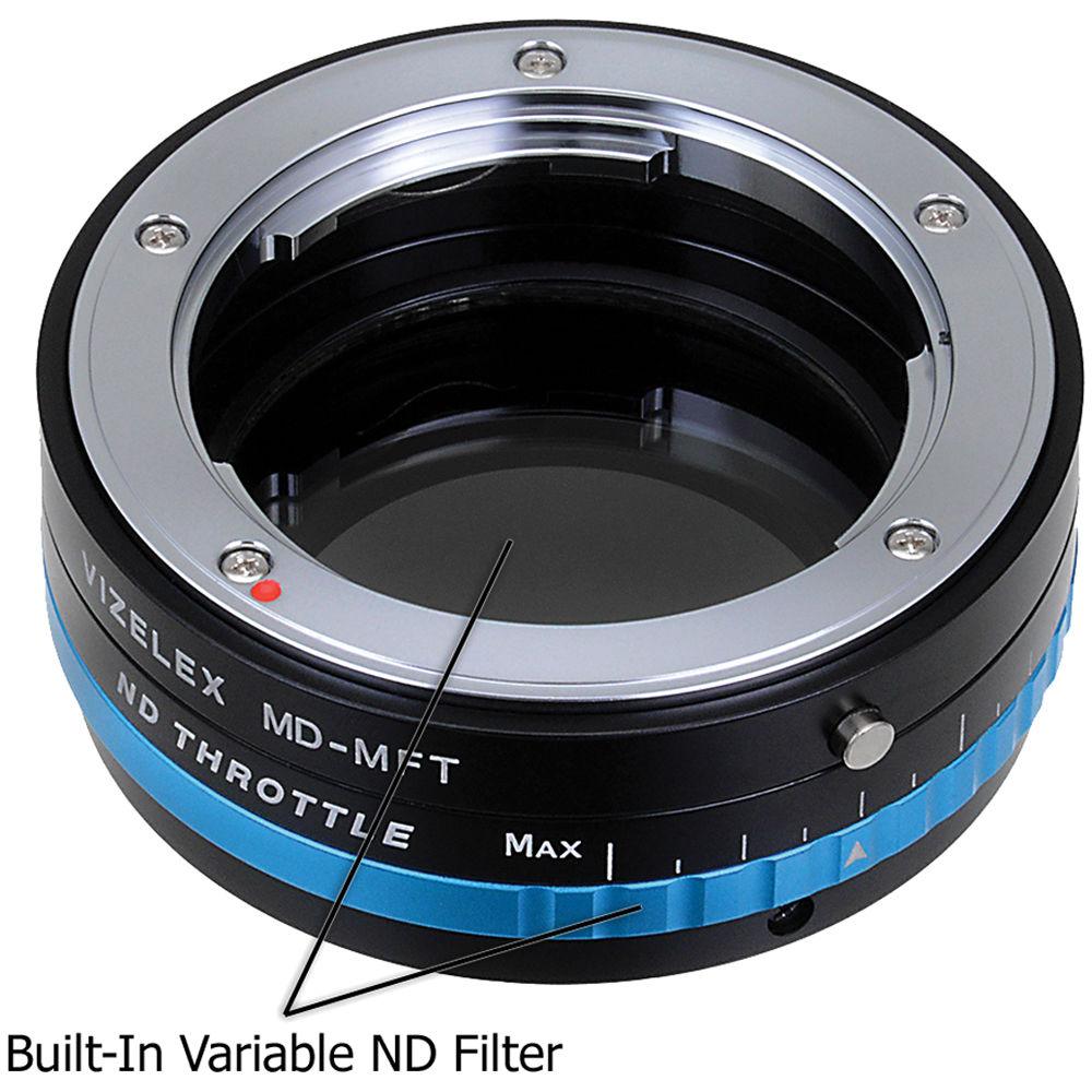 FotodioX Minolta MD Lens to Micro Four Thirds Camera Vizelex ND Throttle Adapter