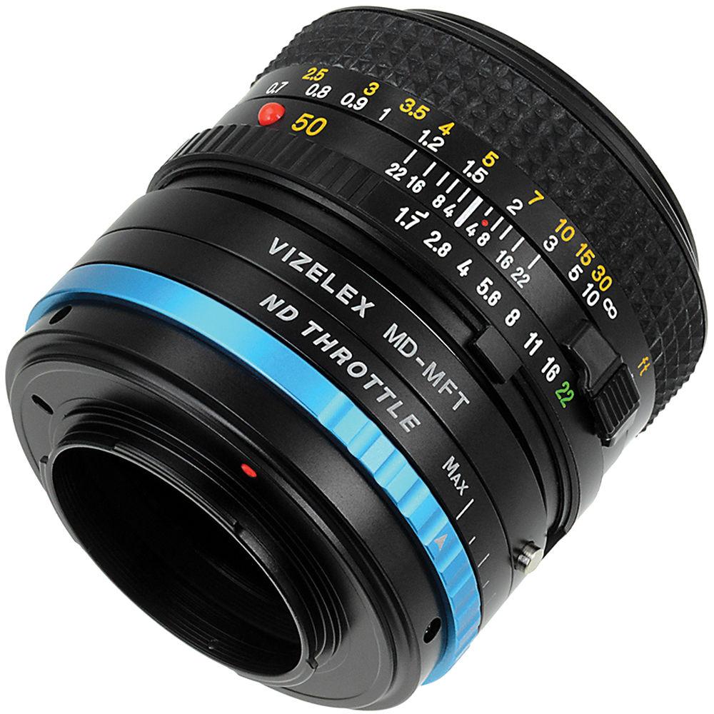 FotodioX Minolta MD Lens to Micro Four Thirds Camera Vizelex ND Throttle Adapter
