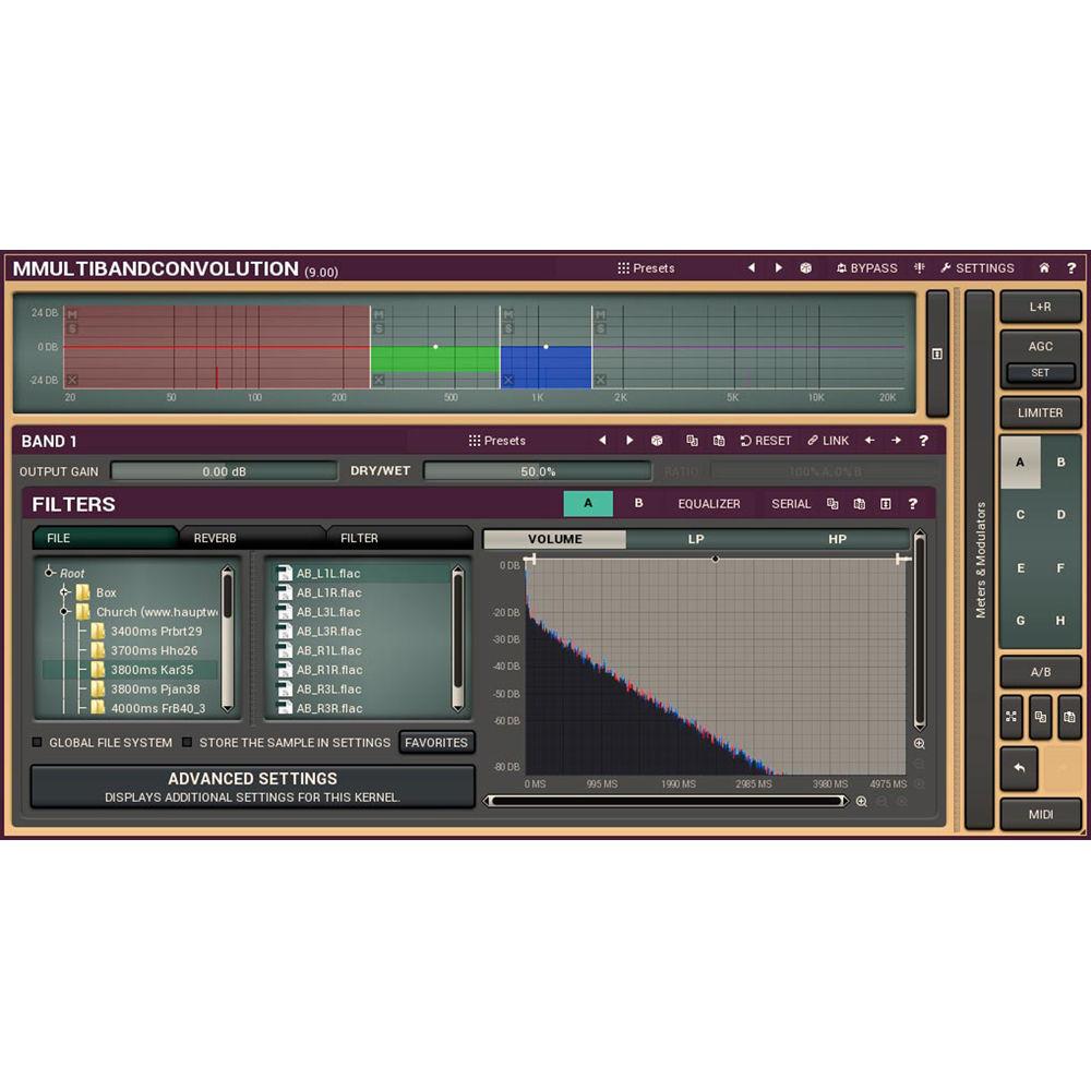 MeldaProduction MMultiBandConvolution - Convolution Reverb Plug-In