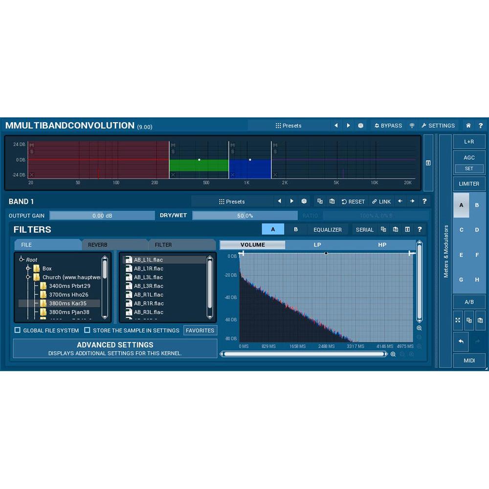 MeldaProduction MMultiBandConvolution - Convolution Reverb Plug-In