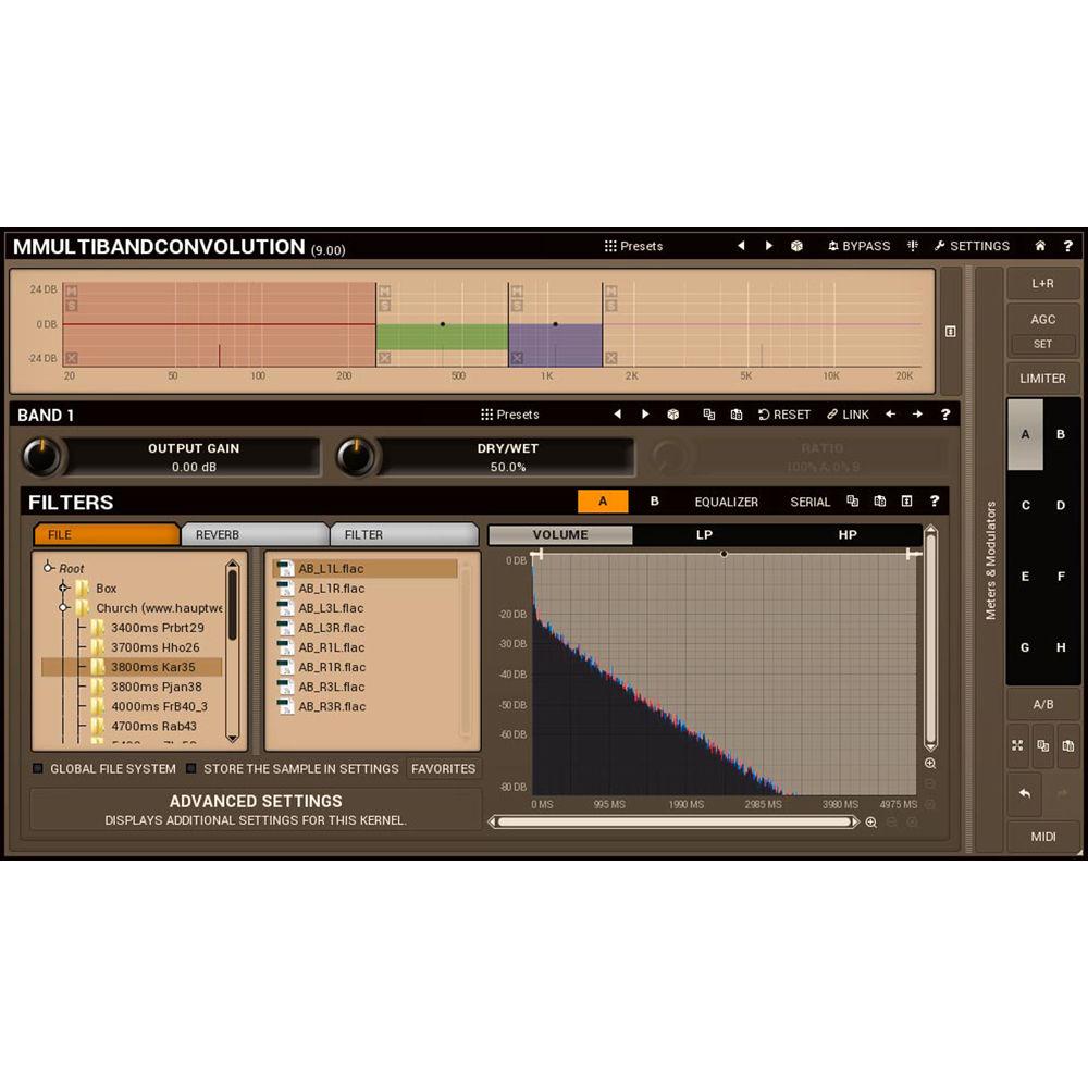 MeldaProduction MMultiBandConvolution - Convolution Reverb Plug-In