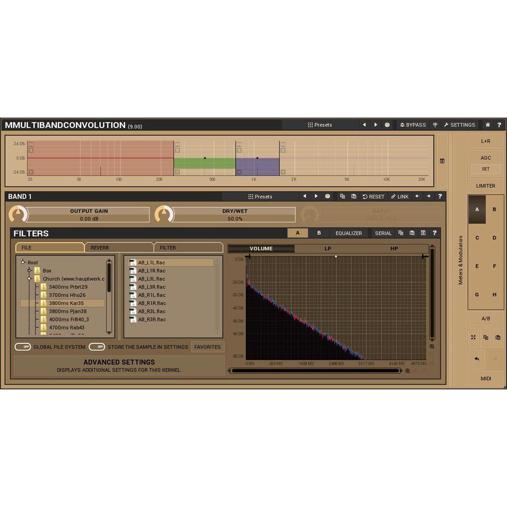 MeldaProduction MMultiBandConvolution - Convolution Reverb Plug-In