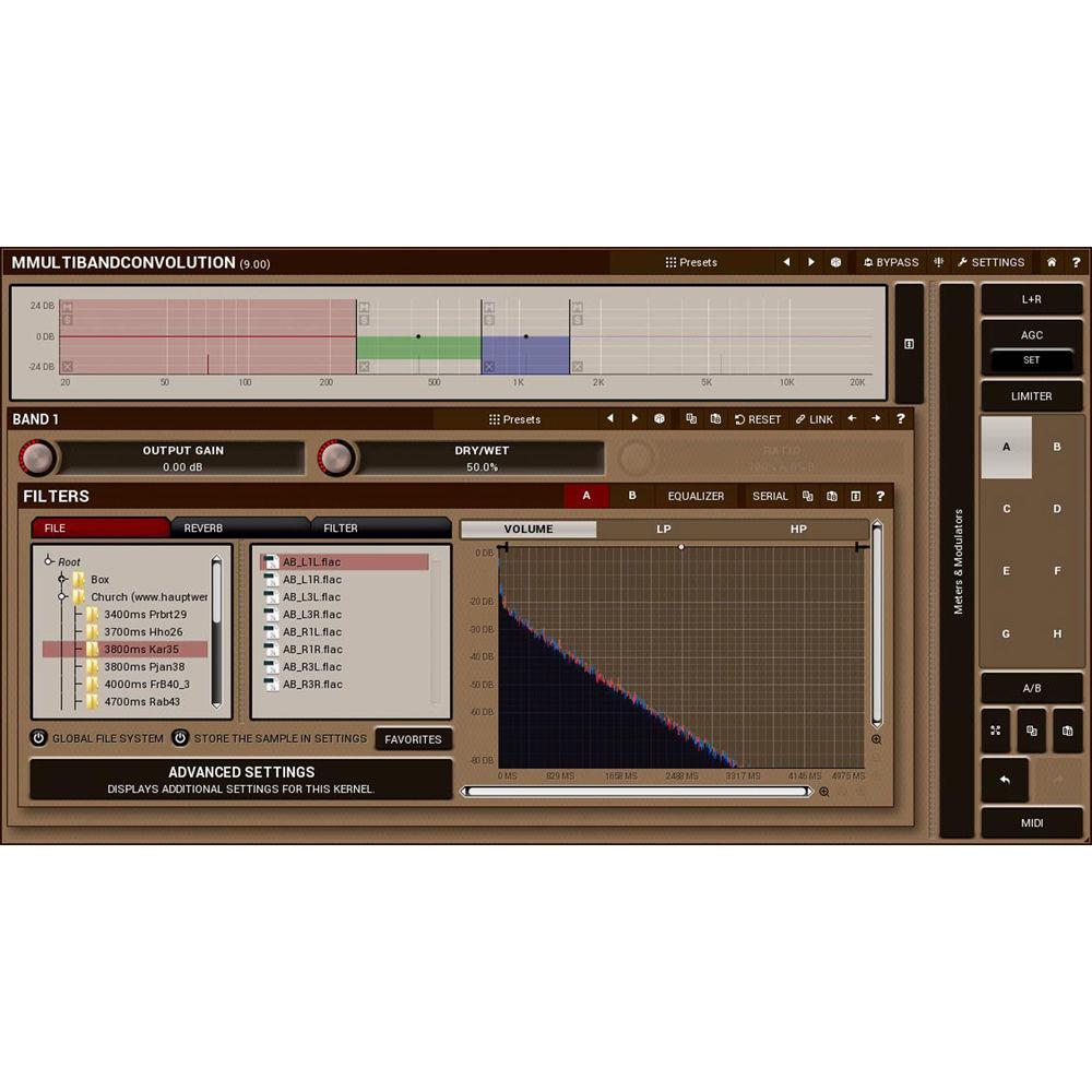 MeldaProduction MMultiBandConvolution - Convolution Reverb Plug-In