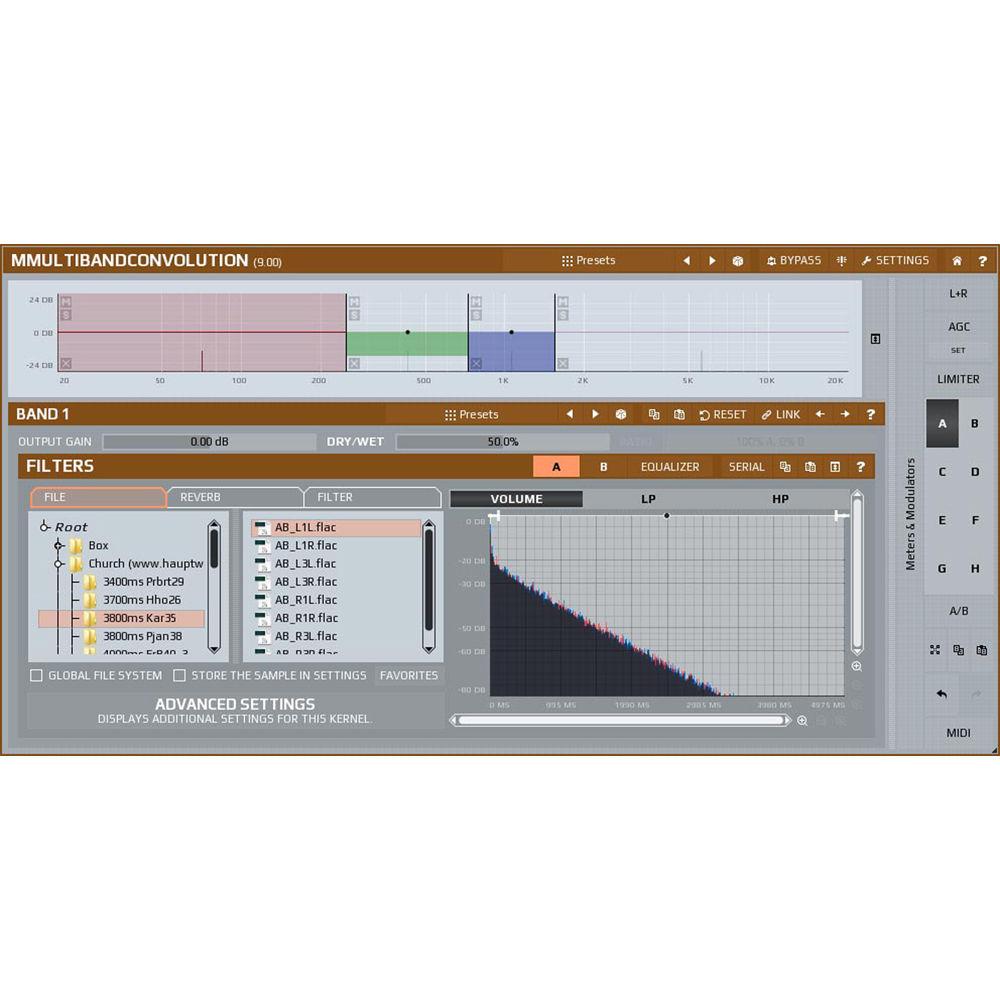 MeldaProduction MMultiBandConvolution - Convolution Reverb Plug-In