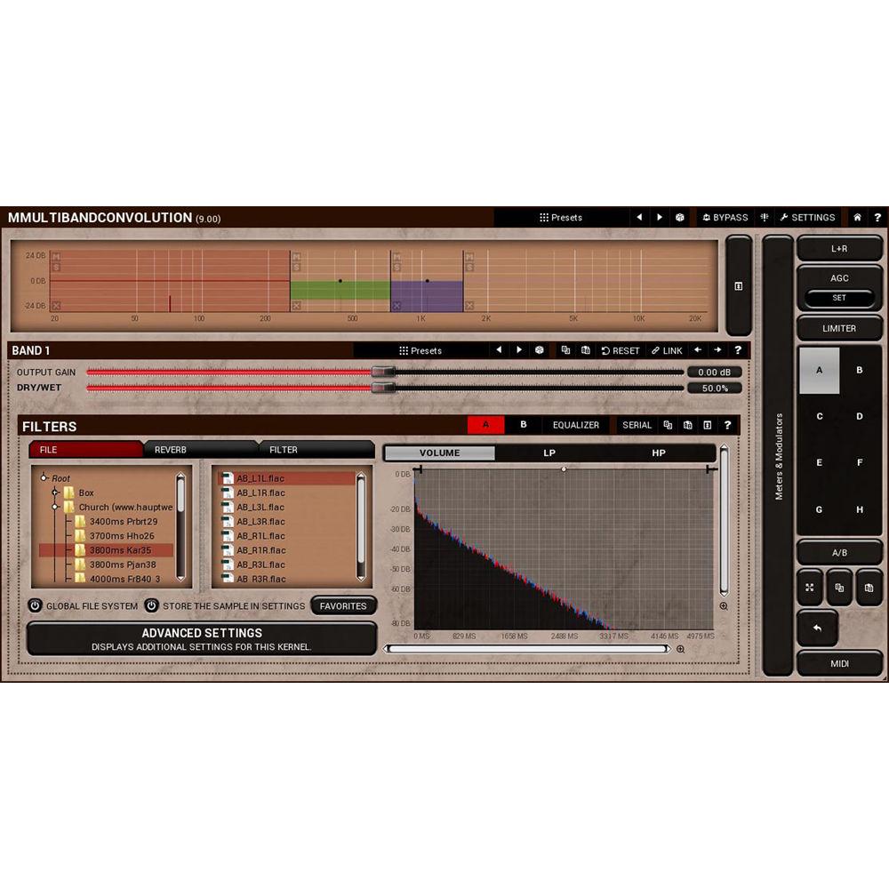 MeldaProduction MMultiBandConvolution - Convolution Reverb Plug-In