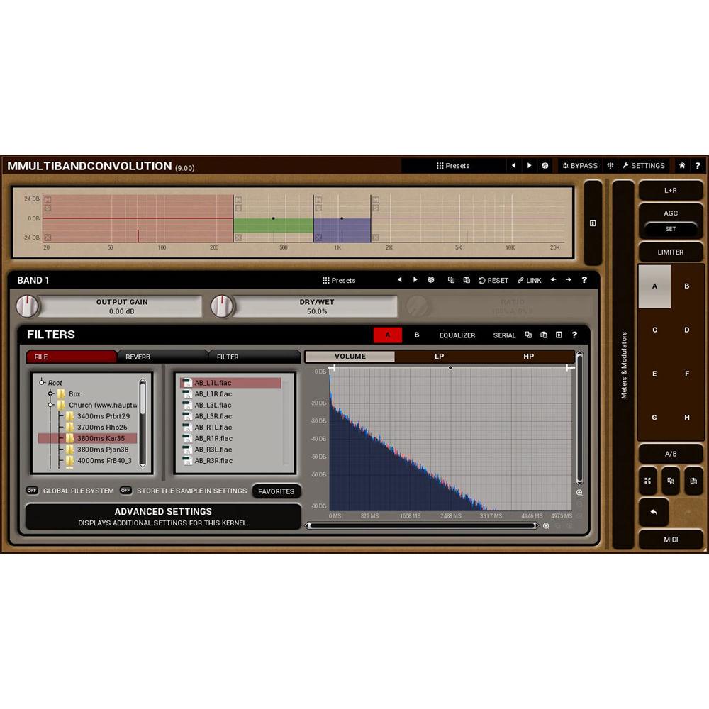 MeldaProduction MMultiBandConvolution - Convolution Reverb Plug-In