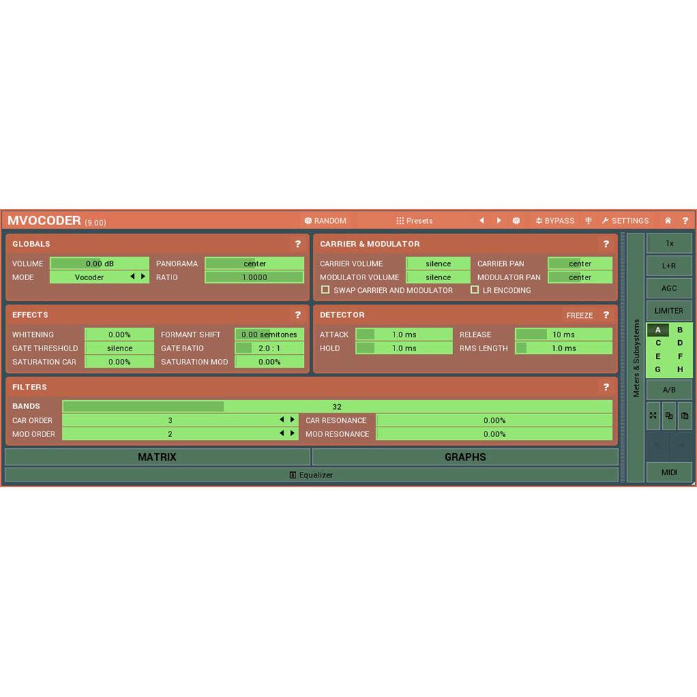 MeldaProduction MVocoder - Vocoder Plug-In