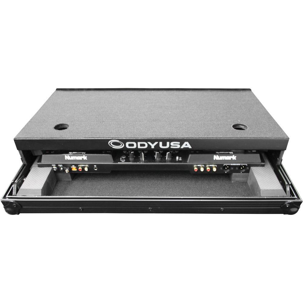 Odyssey Innovative Designs Black Label Low Profile Glide Style Case for Numark NV NVII DJ Controllers