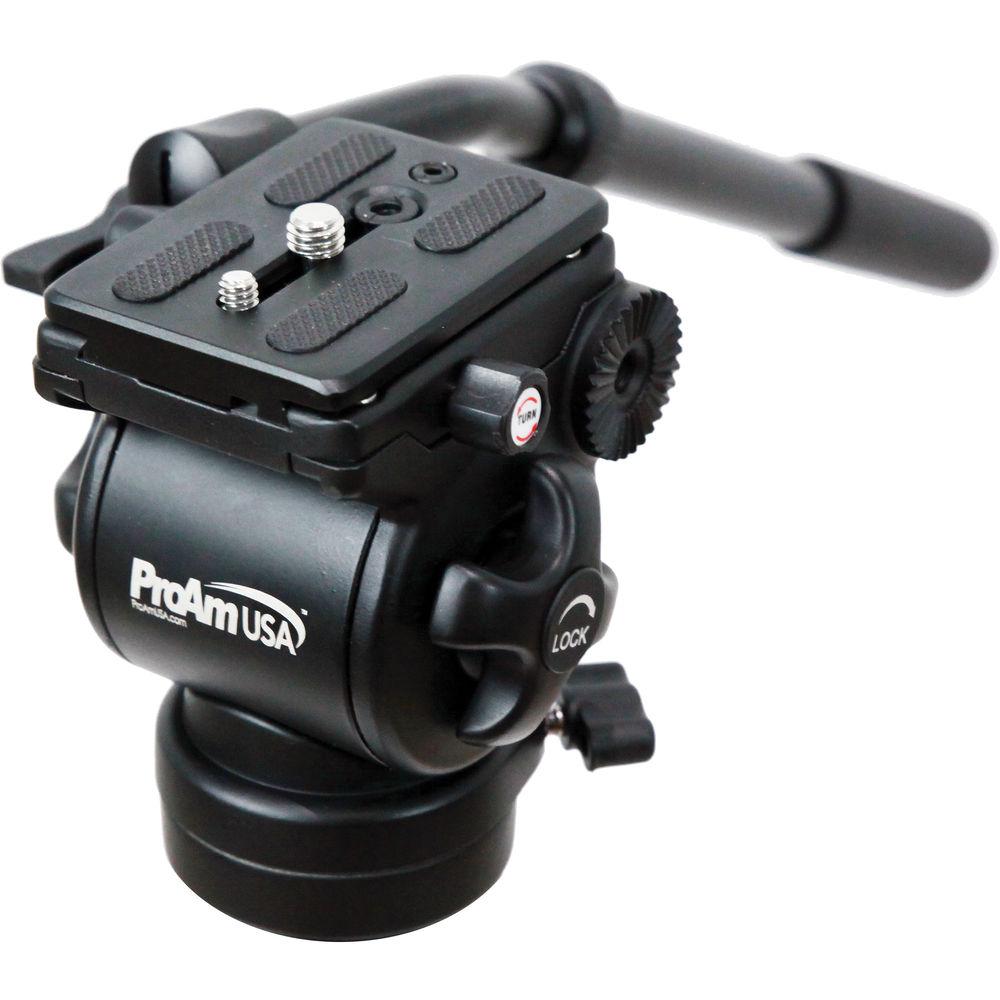 ProAm USA Professional Fluid Tripod Head