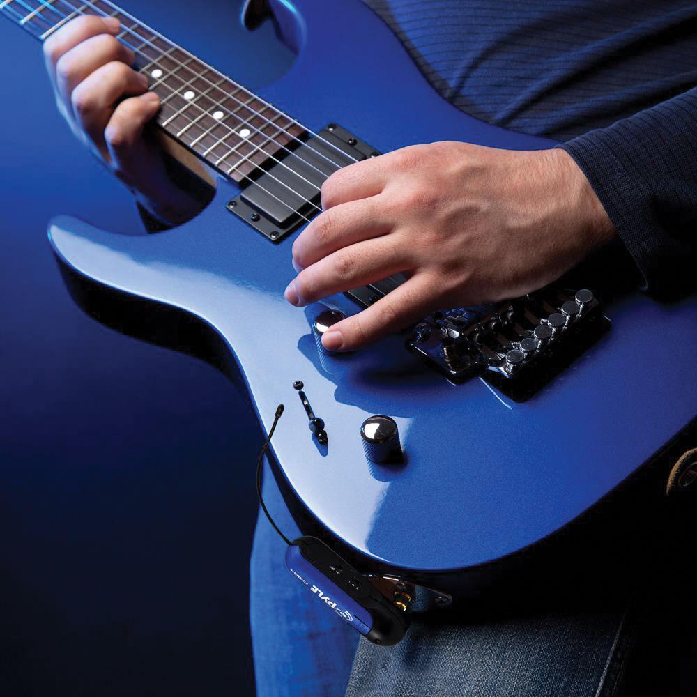 Pyle Pro Premier Series UHF Wireless Guitar Instrument Bug Transmitter Receiver System