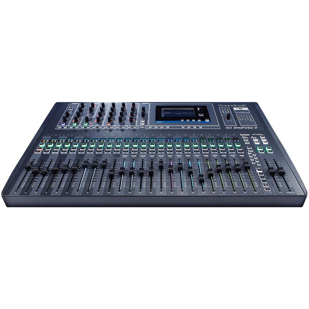 Soundcraft Si Impact 40-Input Digital Mixing Console and 32-In 32-Out USB Interface with iPad Control