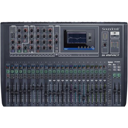 Soundcraft Si Impact 40-Input Digital Mixing Console and 32-In 32-Out USB Interface with iPad Control