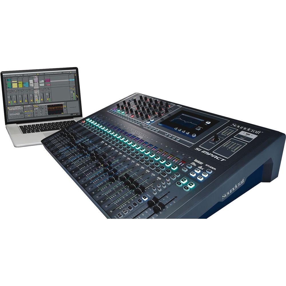 Soundcraft Si Impact 40-Input Digital Mixing Console and 32-In 32-Out USB Interface with iPad Control