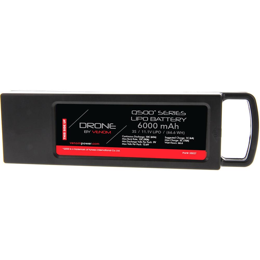 Venom Group 3S 6000mAh LiPo Battery for Yuneec Q500 Quadcopter