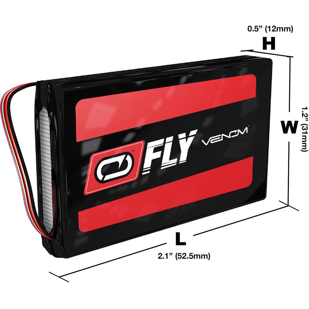 Venom Group Fly 30C 3S 450mAh 11.1V LiPo Battery with JST Plug