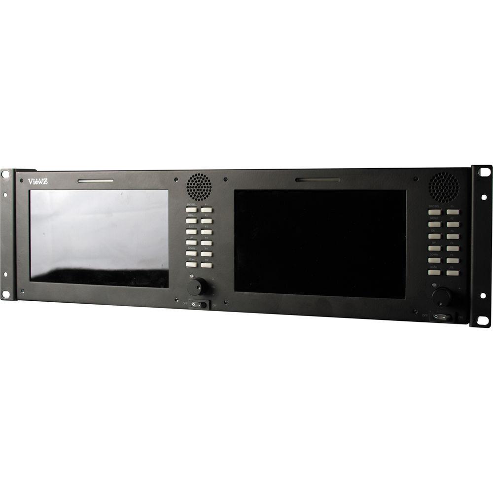 ViewZ Rack Mount-Assay for Two 7" Monitors