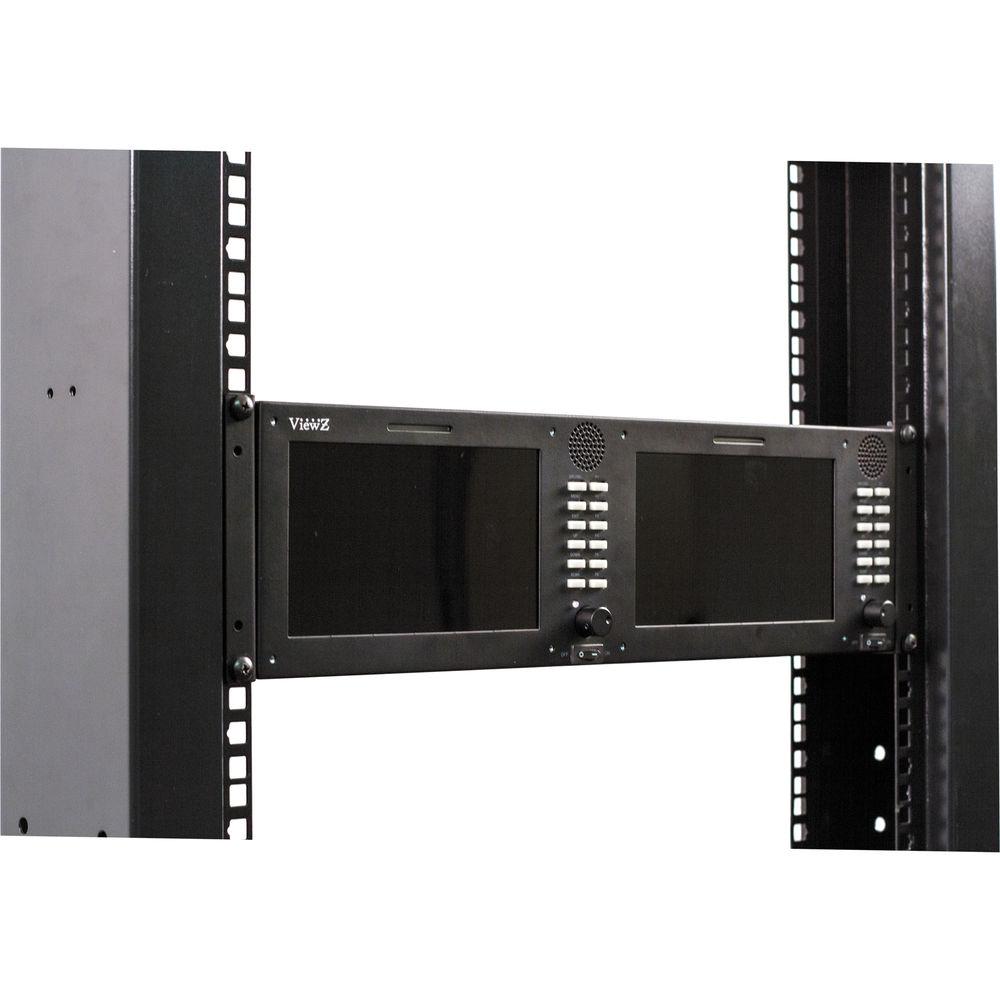 ViewZ Rack Mount-Assay for Two 7" Monitors