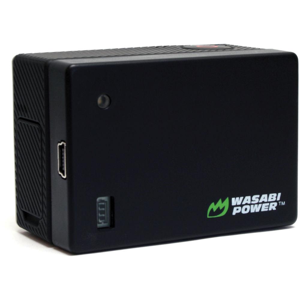Wasabi Power Extended Battery for HERO4, HERO3 , & HERO3 with Backdoors, Wasabi, Power, Extended, Battery, HERO4, HERO3, &, HERO3, with, Backdoors