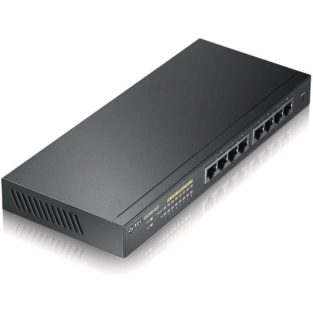 ZyXEL GS1900 Series 8-Port GbE Smart Managed PoE Switch