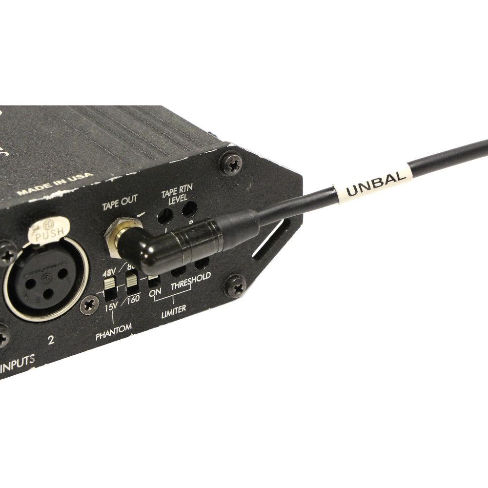 Cable Techniques CT-P35RLT-18 3.5mm TRS Right Angle to TA5F Mono Cable