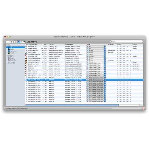 Chicken Systems Constructor - Professional Instrument-Building Software for Mac PC