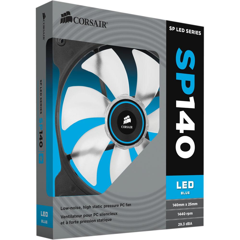 Corsair Air Series SP140 LED Blue High Static Pressure 140mm Fan