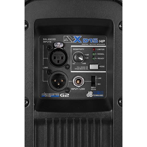 dB Technologies DVX D15 HP 700W 15 Active Speaker