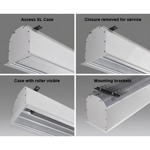 Draper 104808U Access XL Series E 240 x 240" Ceiling-Recessed Screen with LVC-IV Low Voltage Controller