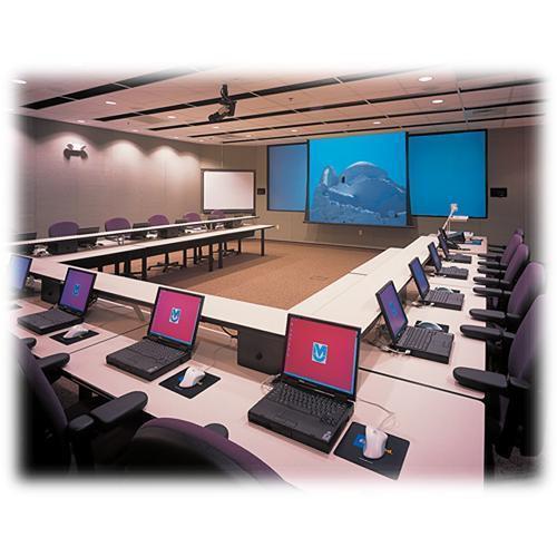 Draper 140010SCU Access Series V 144 x 144" Ceiling-Recessed Screen with LVC-IV Low Voltage Controller