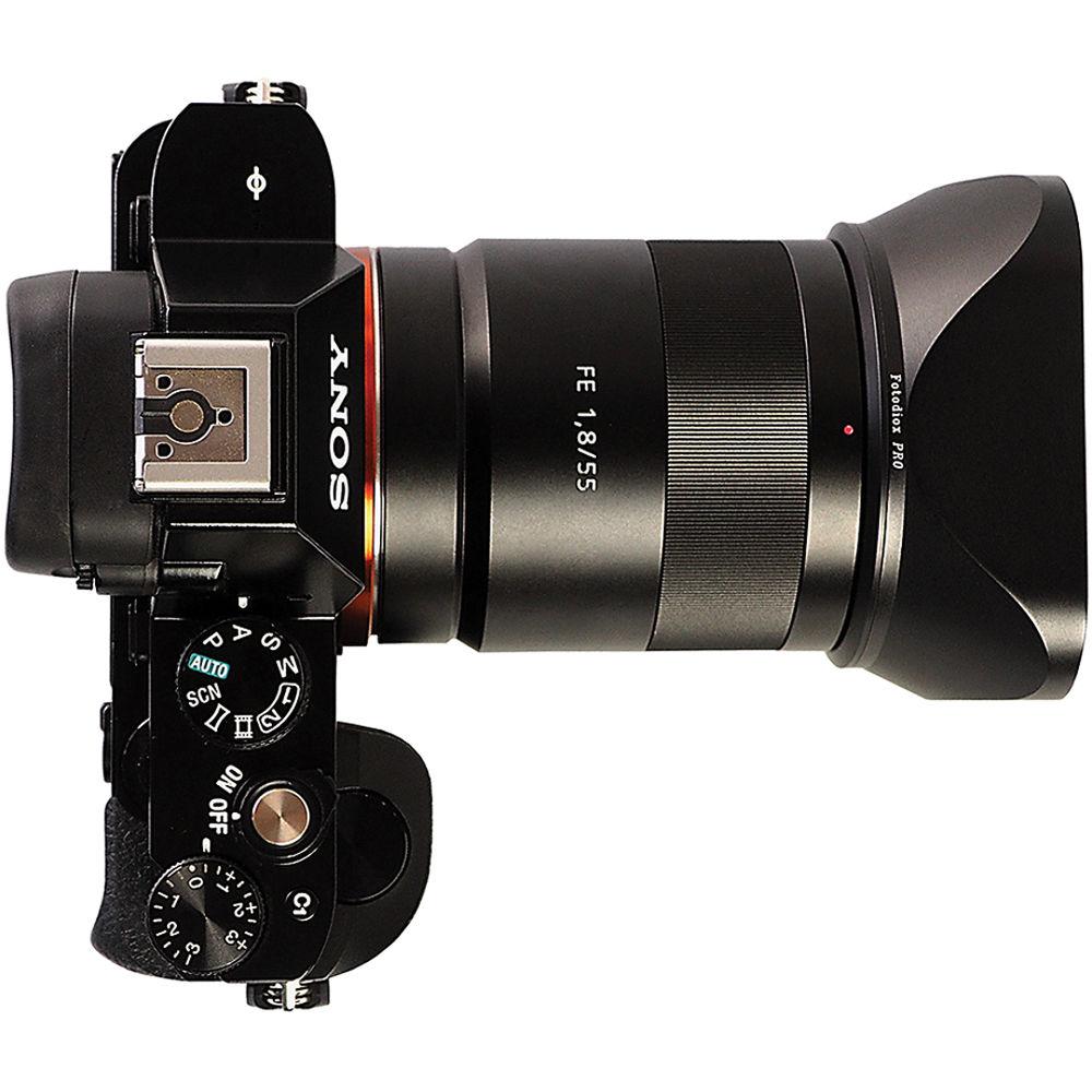 FotodioX Metal Bayonet Mount Lens Hood for Sonnar T* FE 55mm f 1.8 ZA Lens