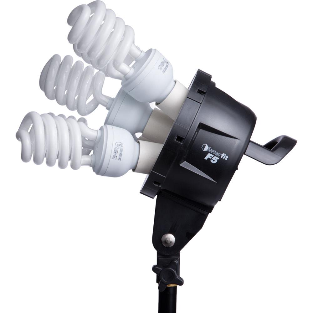 Interfit F5 Two-Head Fluorescent Lighting Kit