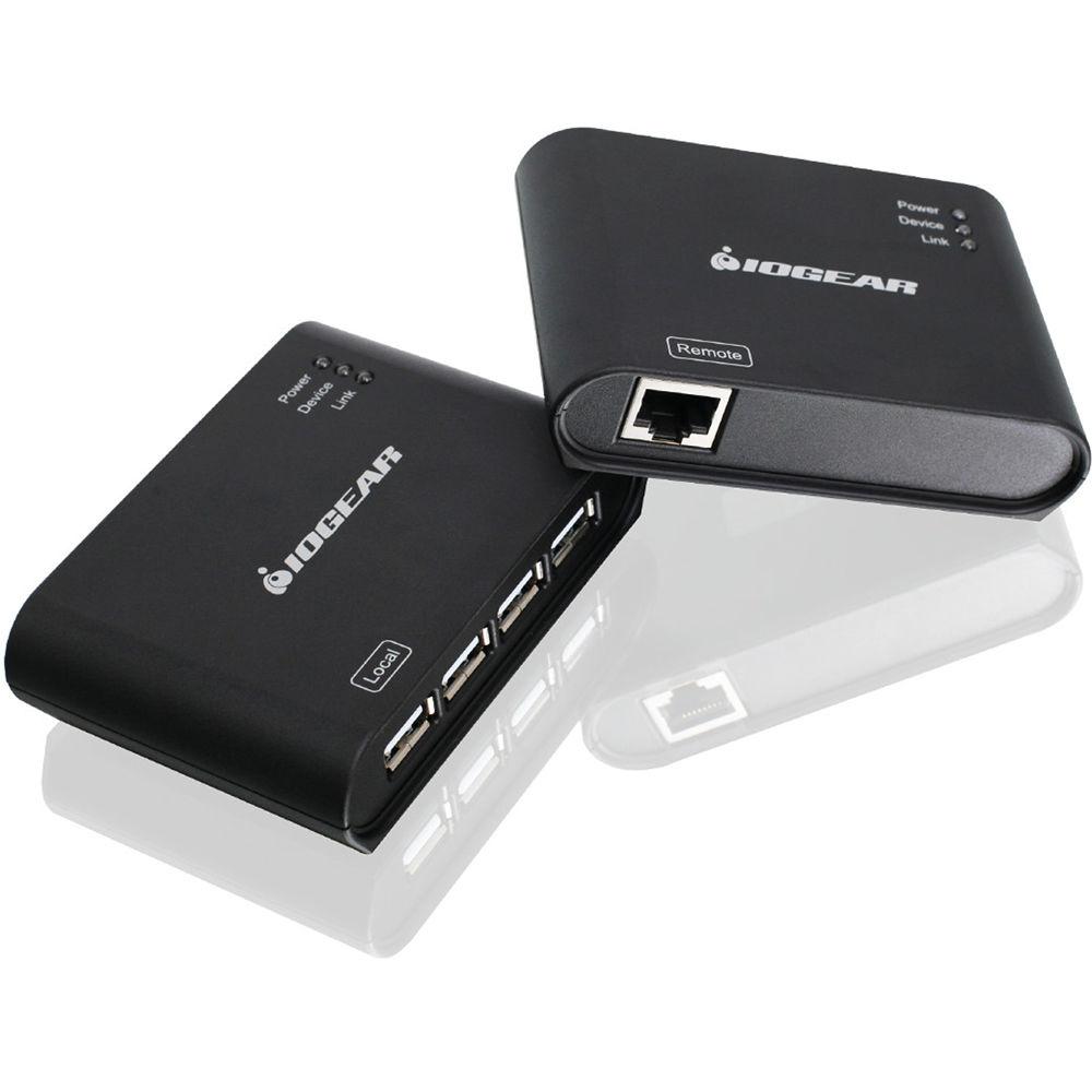 IOGEAR USB 2.0 4-Port BoostLinq Ethernet Kit