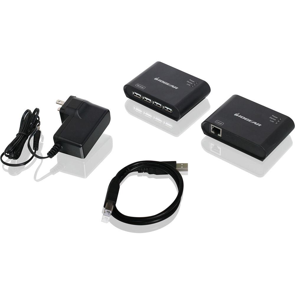 IOGEAR USB 2.0 4-Port BoostLinq Ethernet Kit