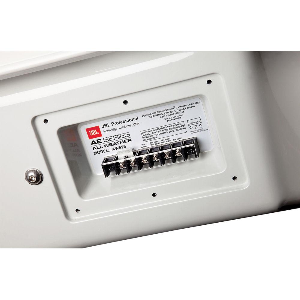 JBL AW566 High Power 2-Way All-Weather Loudspeaker with 15" LF and Rotatable Horn