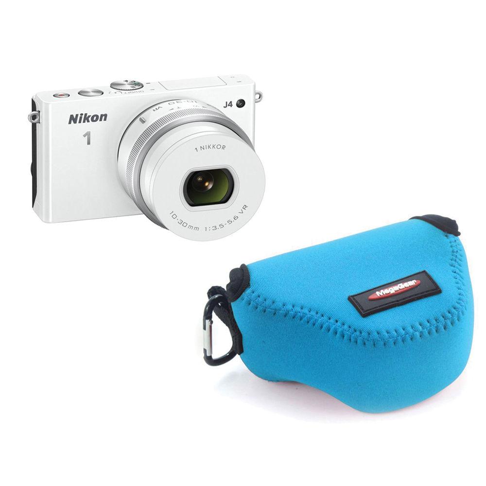 MegaGear MG384 Ultra-Light Neoprene Case for Nikon 1 J4 with 10-30mm
