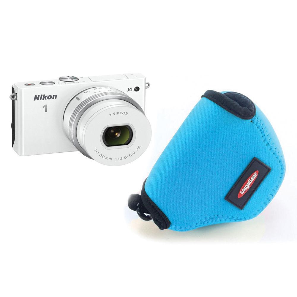 MegaGear MG384 Ultra-Light Neoprene Case for Nikon 1 J4 with 10-30mm