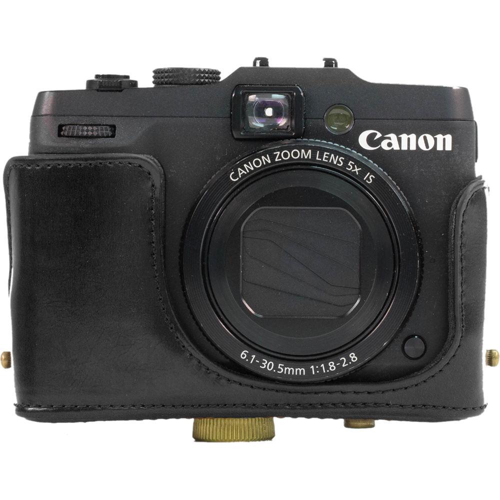 MegaGear PU Leather Camera Case and Strap for Canon PowerShot G16