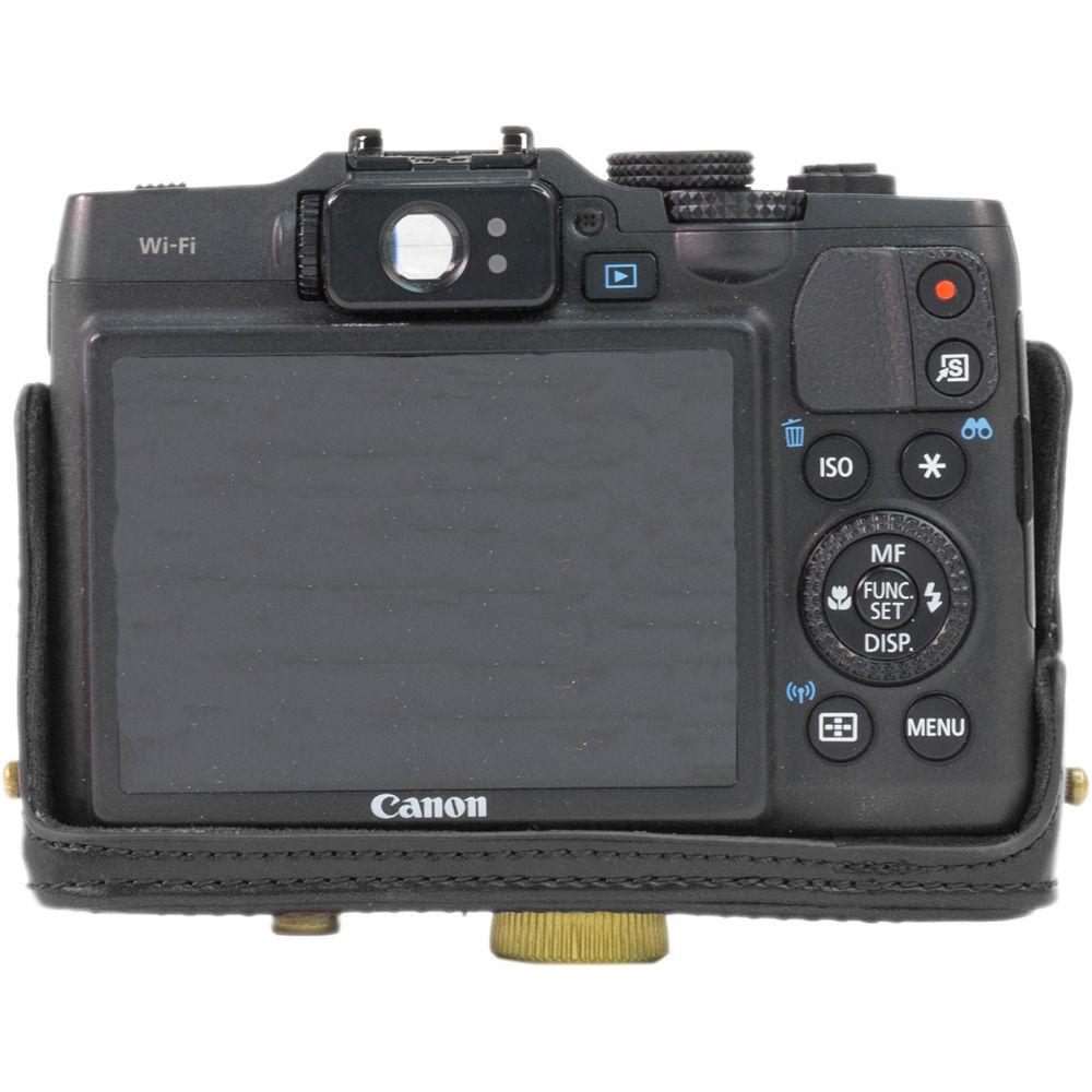 MegaGear PU Leather Camera Case and Strap for Canon PowerShot G16